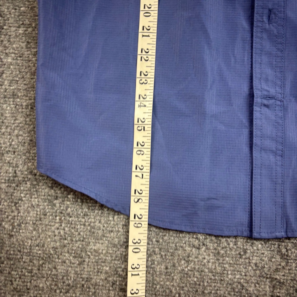 KILLIK Men’s Blue Short Sleeve Button Up Fishing Shirt UPF 40 Moisture Wick - M - Picture 4 of 7